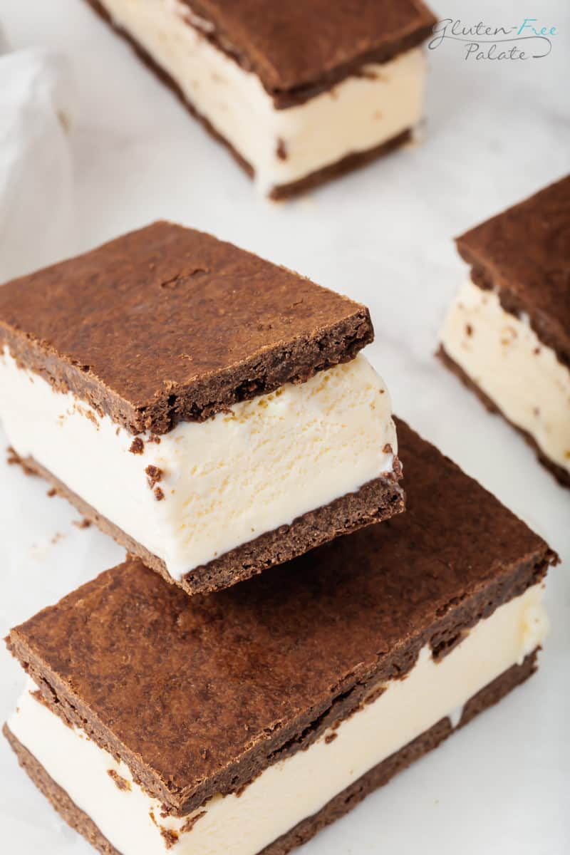 gluten free chocolate dipped ice cream sandwiches