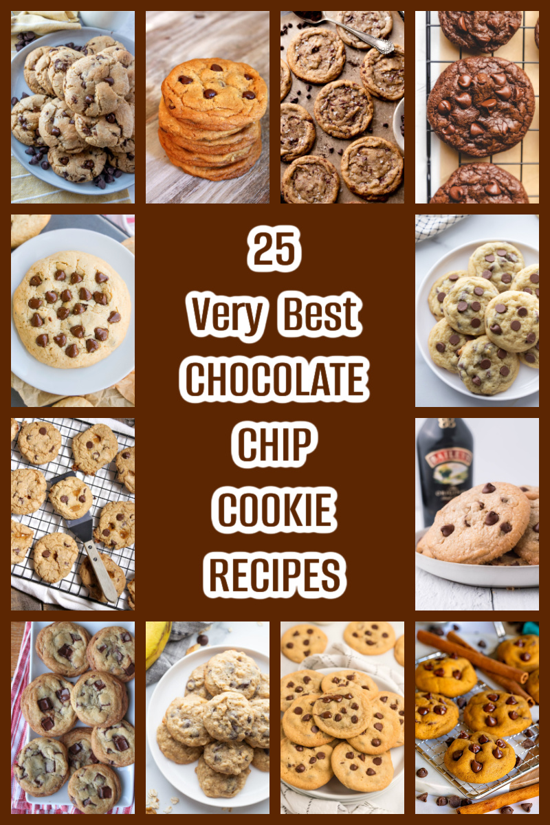 best chocolate chip cookie recipes collage