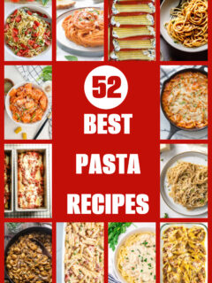 collage 52 best pasta recipes