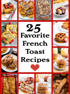 collage of favorite french toast recipes
