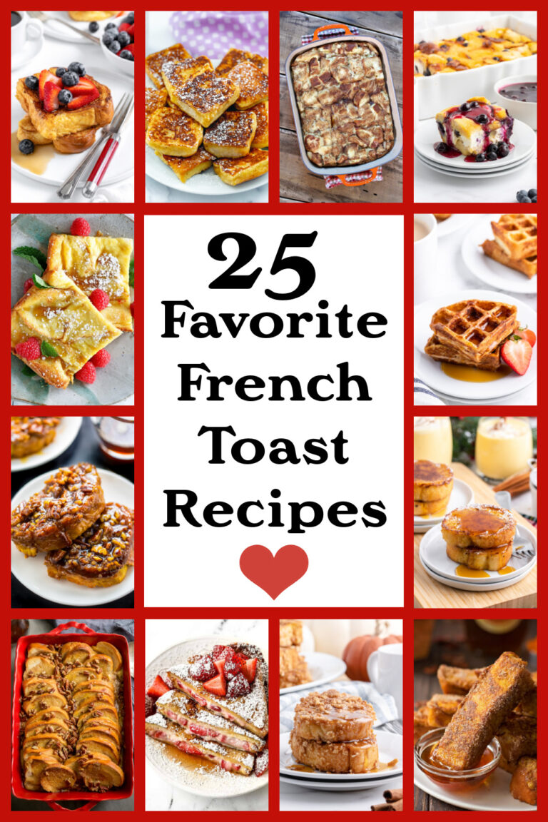 collage of favorite french toast recipes