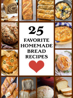 collage of 25 faborite bread recipes