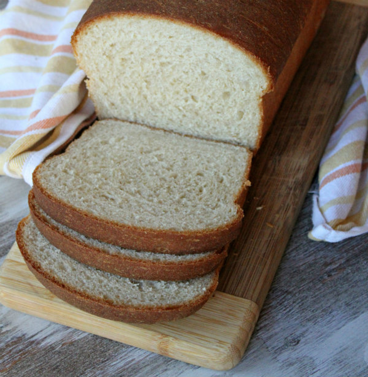 honey whole wheat bread sliced