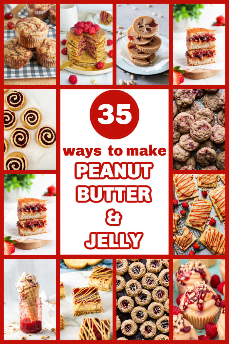 pinterest image collage for ways to make peanut butter and jelly