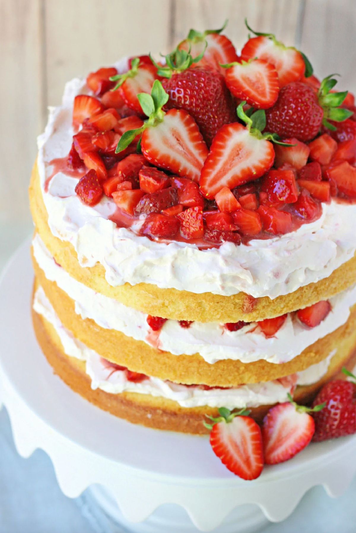 strawberry shortcake cake