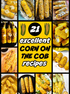 corn on the cob recipe collage
