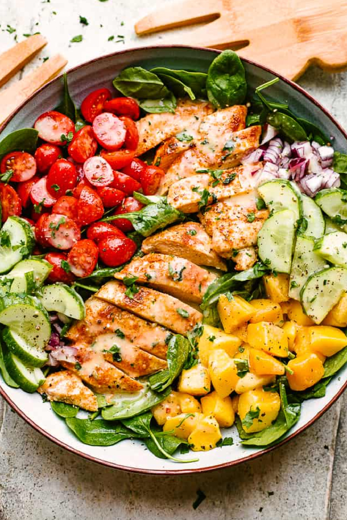 mango chicken salad