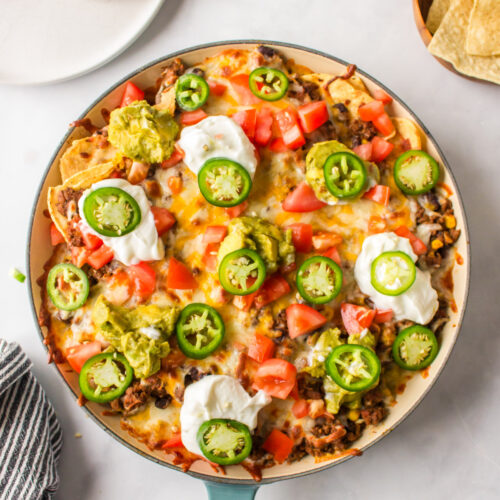 skillet nachos