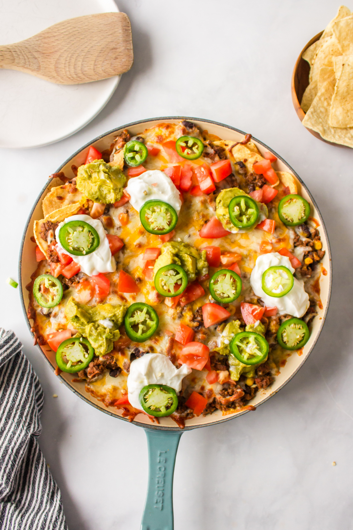 skillet nachos