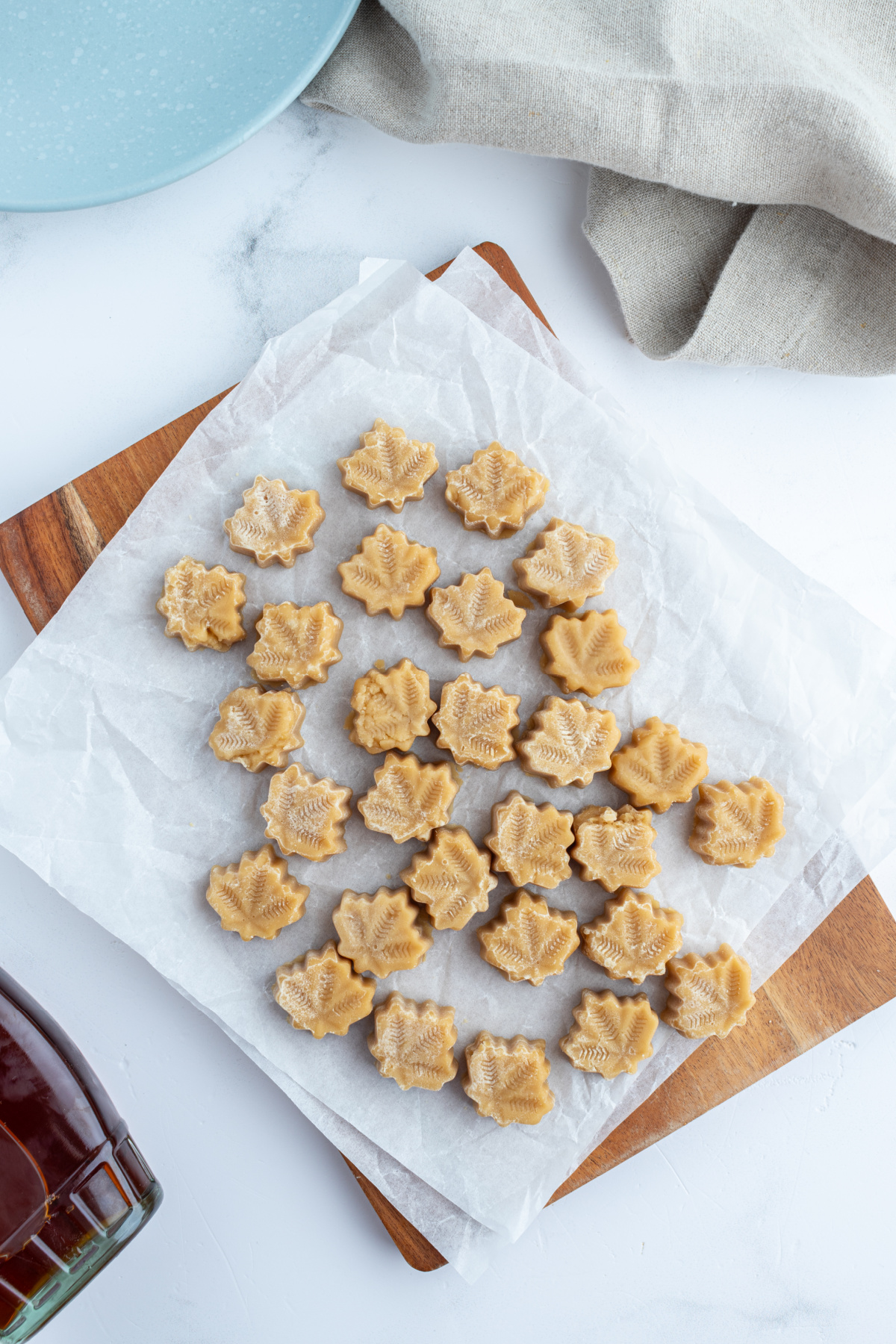 maple syrup candies displayed